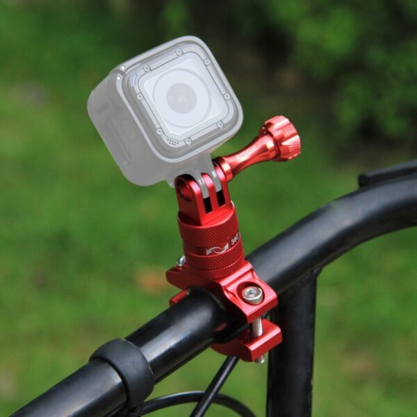 PULUZ 360 Degree Rotation Bike Aluminum Handlebar Adapter Mount with Screw for GoPro Hero12 Black / Hero11 /10 /9 /8 /7 /6 /5, Insta360 Ace / Ace Pro, DJI Osmo Action 4 and Other Action Cameras - Image 14