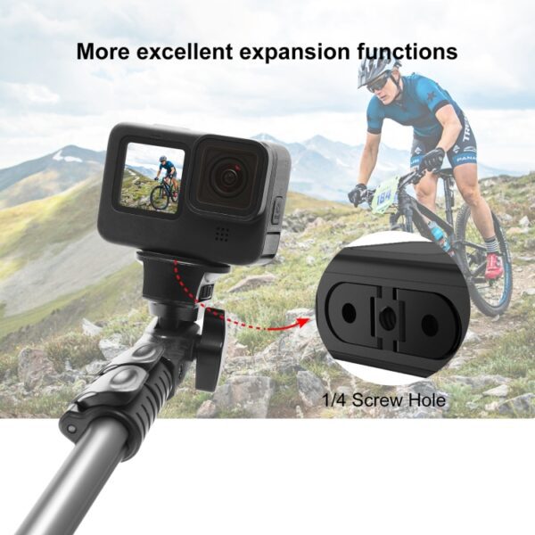 PULUZ Folding Finger Tripod Mount Adapter for GoPro HERO12 Black /11 Black /11 Black mini /10 Black /9 Black /8 Black / Max - Image 5