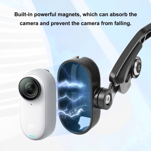 For Insta360 GO 3 PULUZ Magnetic POV Holder Head Mount - Image 5