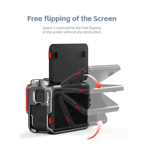 For Insta360 Ace Pro / Ace aMagisn Metal Rabbit Cage Protective Frame - Image 10
