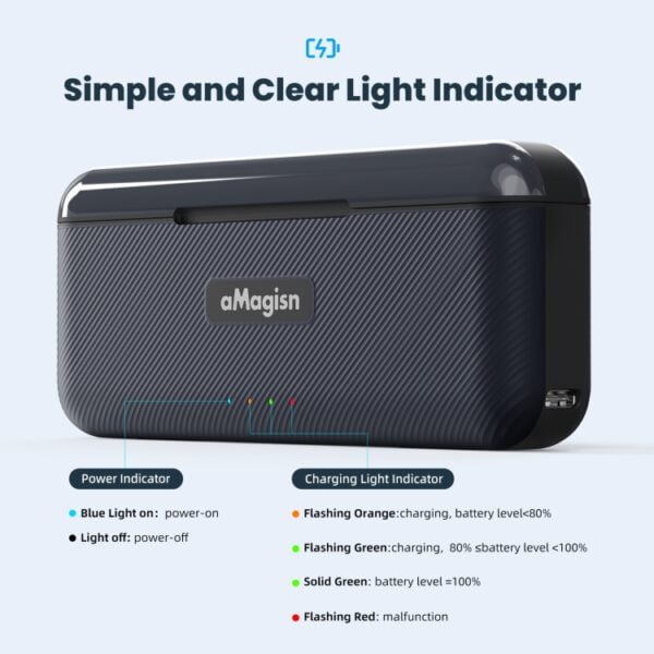 For DJI Action 4 / 3 aMagisn Fast Charge Charging Box Charger Sports Camera Accessories - Image 9
