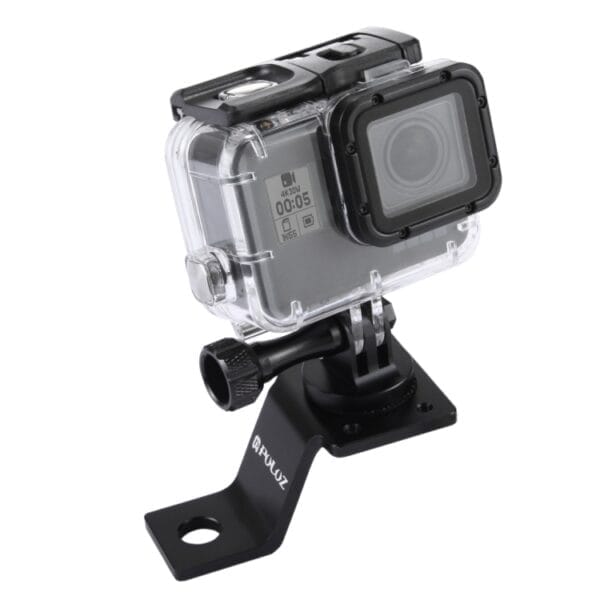 PULUZ Aluminum Alloy Motorcycle Fixed Holder Mount with Tripod Adapter & Screw for GoPro Hero12 Black / Hero11 /10 /9 /8 /7 /6 /5, Insta360 Ace / Ace Pro, DJI Osmo Action 4 and Other Action Cameras - Image 15