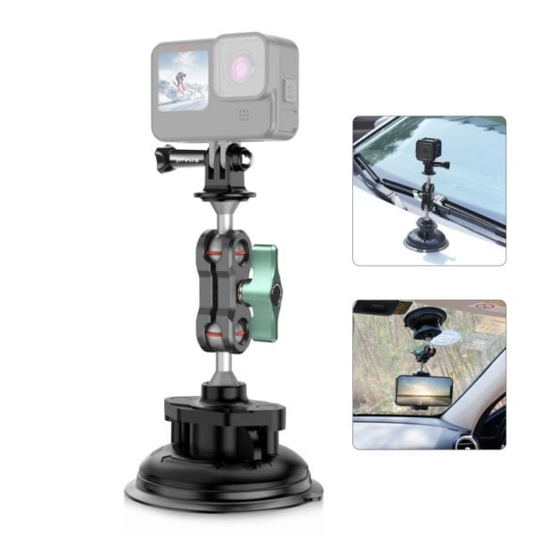 PULUZ Magic Arm Stronge Suction Cup Aluminum Alloy Mount - Image 10