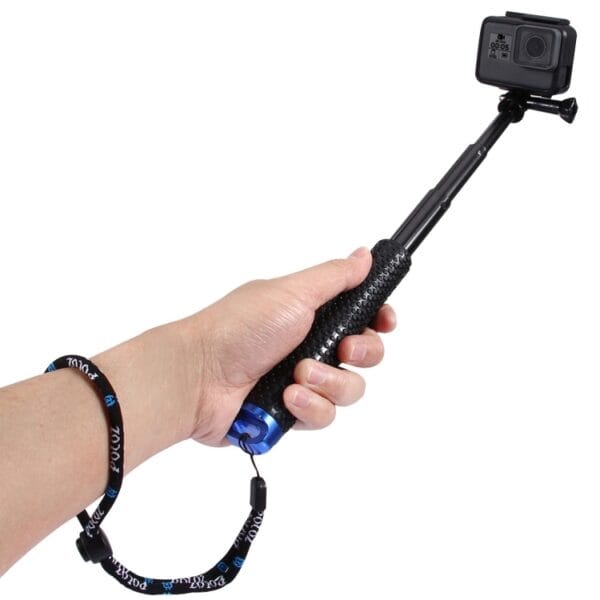 PULUZ Handheld Extendable Pole Monopod for GoPro, Insta360, DJI and Other Action Cameras, Length: 19-49cm - Image 2