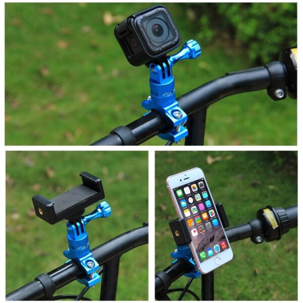 PULUZ 360 Degree Rotation Bike Aluminum Handlebar Adapter Mount with Screw for GoPro, Insta360, DJI and Other Action Cameras, AE Stock (Blue), US Stock (Red), China Stock (Red), US Stock (Blue), China Stock (Blue), US Stock (Black), China Stock (Black)... - Image 11