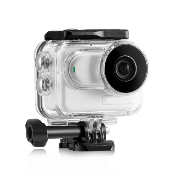 For Insta360 GO 3 PULUZ 60m Underwater Waterproof Housing Case with Base Adapter & Screw, Waterproof Housing Case - Image 2