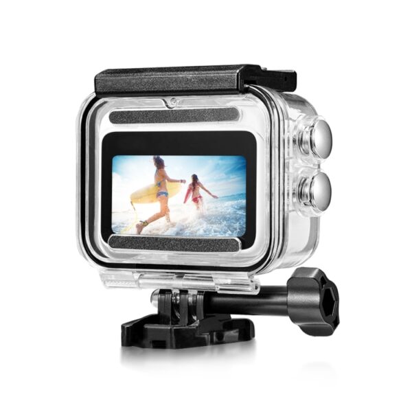 For Insta360 GO 3 PULUZ 60m Underwater Waterproof Housing Case with Base Adapter & Screw, Waterproof Housing Case - Image 3