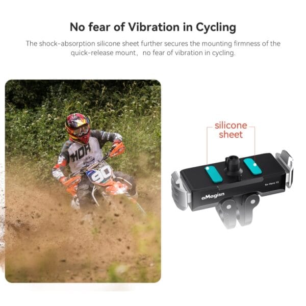 For GoPro HERO13 Black aMagisn Metal Magnetic Quick Release Base Dual Interface Adapter - Image 8